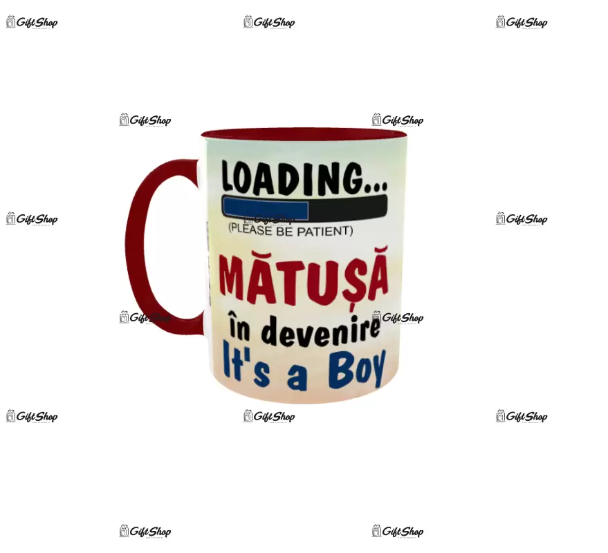 Matusa in devenire, model 2, cana ceramica, 330ml